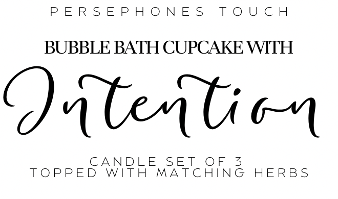 Insomnia/Anxiety Bubble Bath Cupcake with Intention