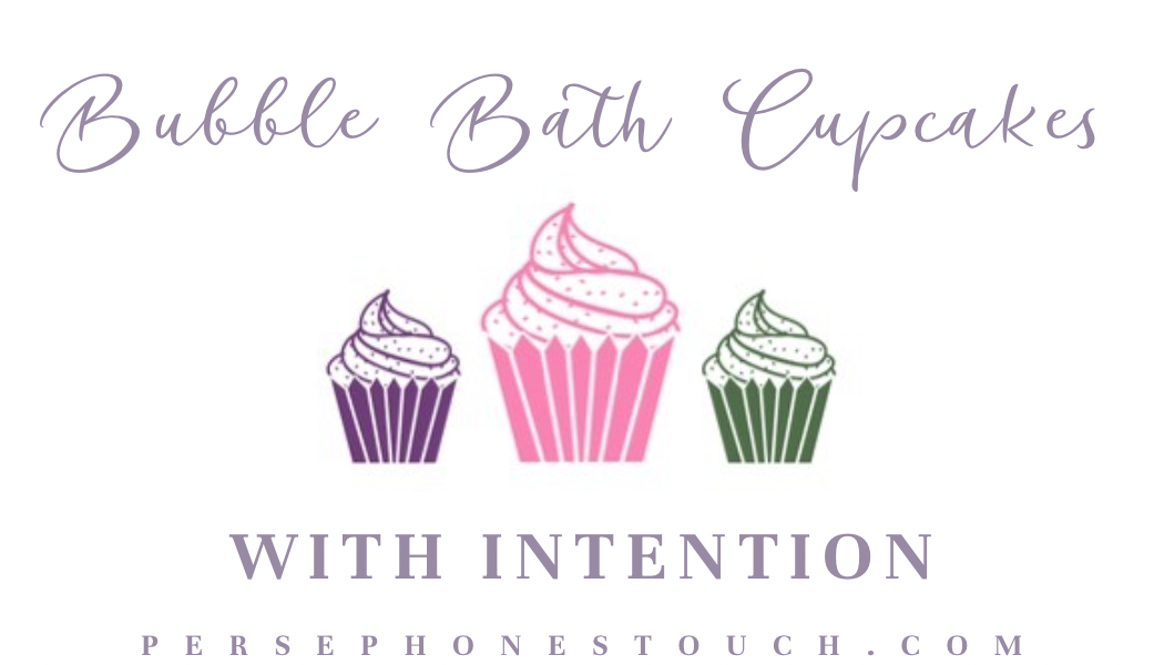 Self Love Bubble Bath Cupcake with Intention