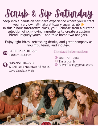Sugar Scrub Class